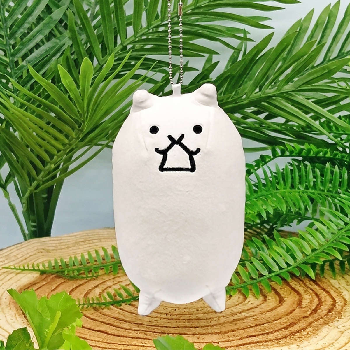 ぬいぐるみ にゃんこ大戦争 タンクネコ SS キーチェーン付き （ ぬいぐるみキーホルダー マスコット キーホルダー 猫 もちもち 雑貨 かわいい ）