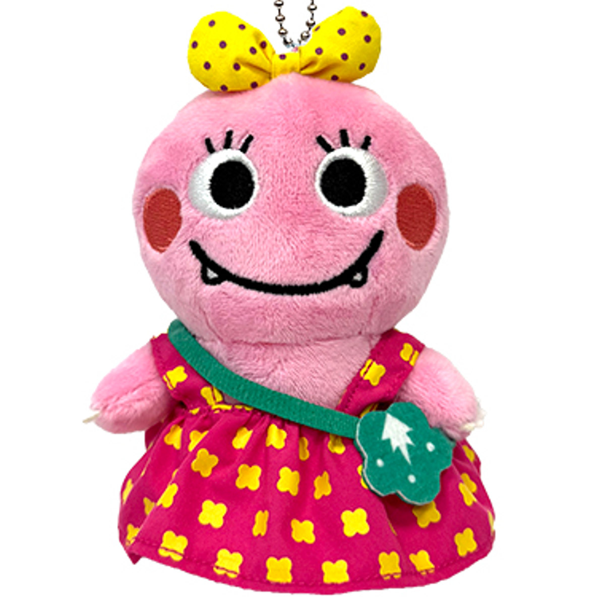 ぬいぐるみ がんこちゃん マスコット キーチェーン付き （ ぬいぐるみキーホルダー キーホルダー もちもち かわいい キャラクター ）