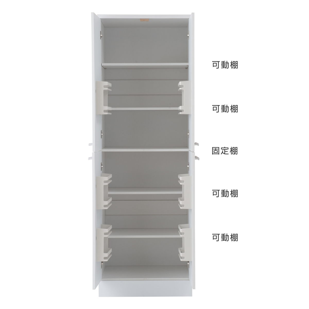 食器棚 幅60cm キッチンストッカー 北欧風...の詳細画像5