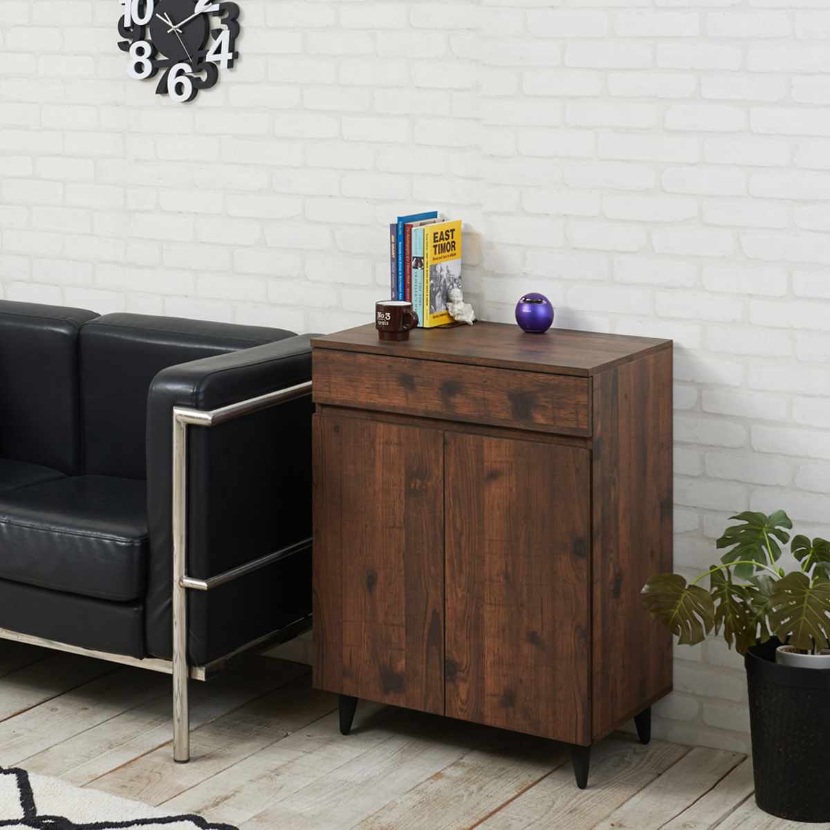 キャビネット 幅60cm リビングボード ヴィンテージ調 Arizona