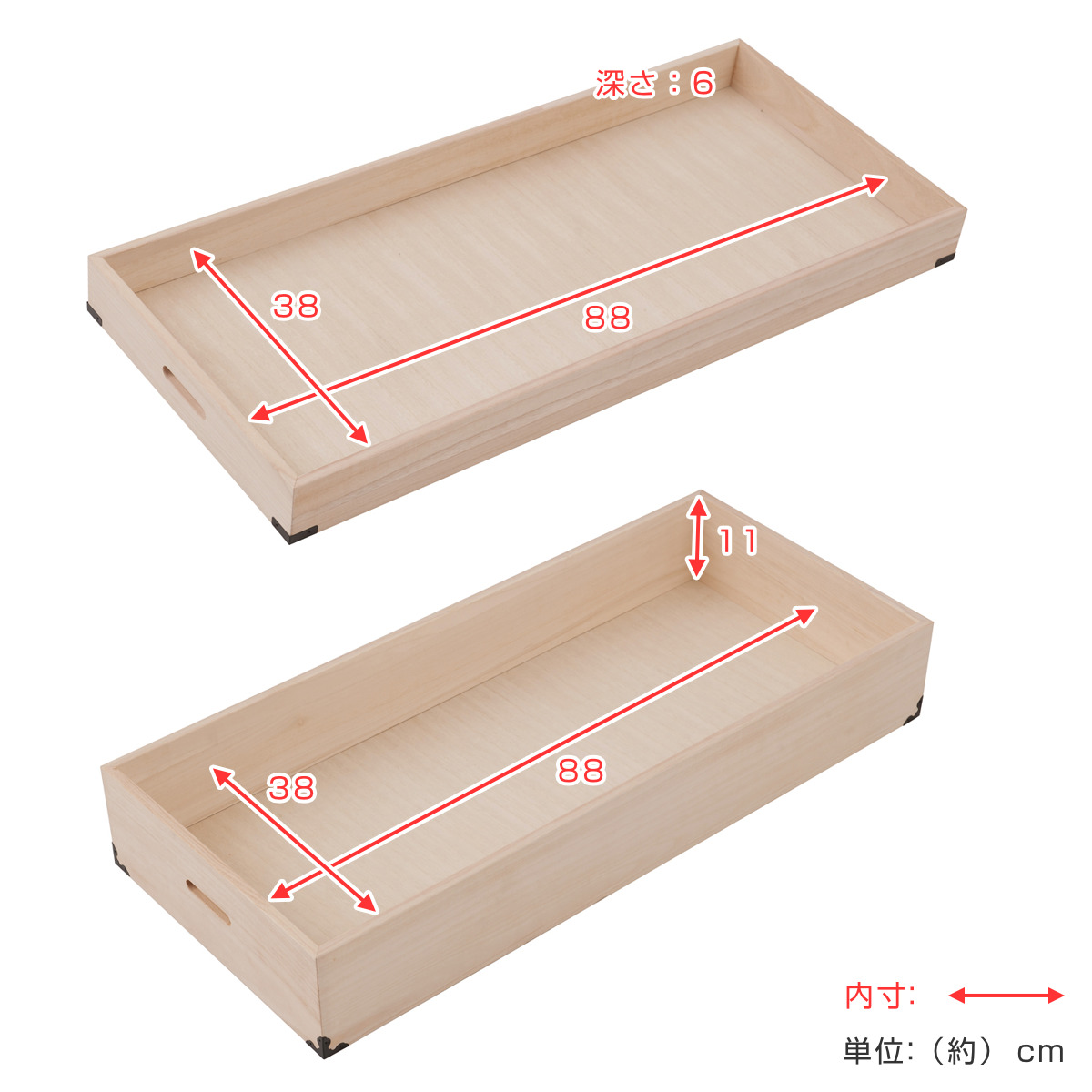 桐 衣装ケース 5段 衣裳箱 キャスター付 隅金具 高さ54cm （ 完成品 桐