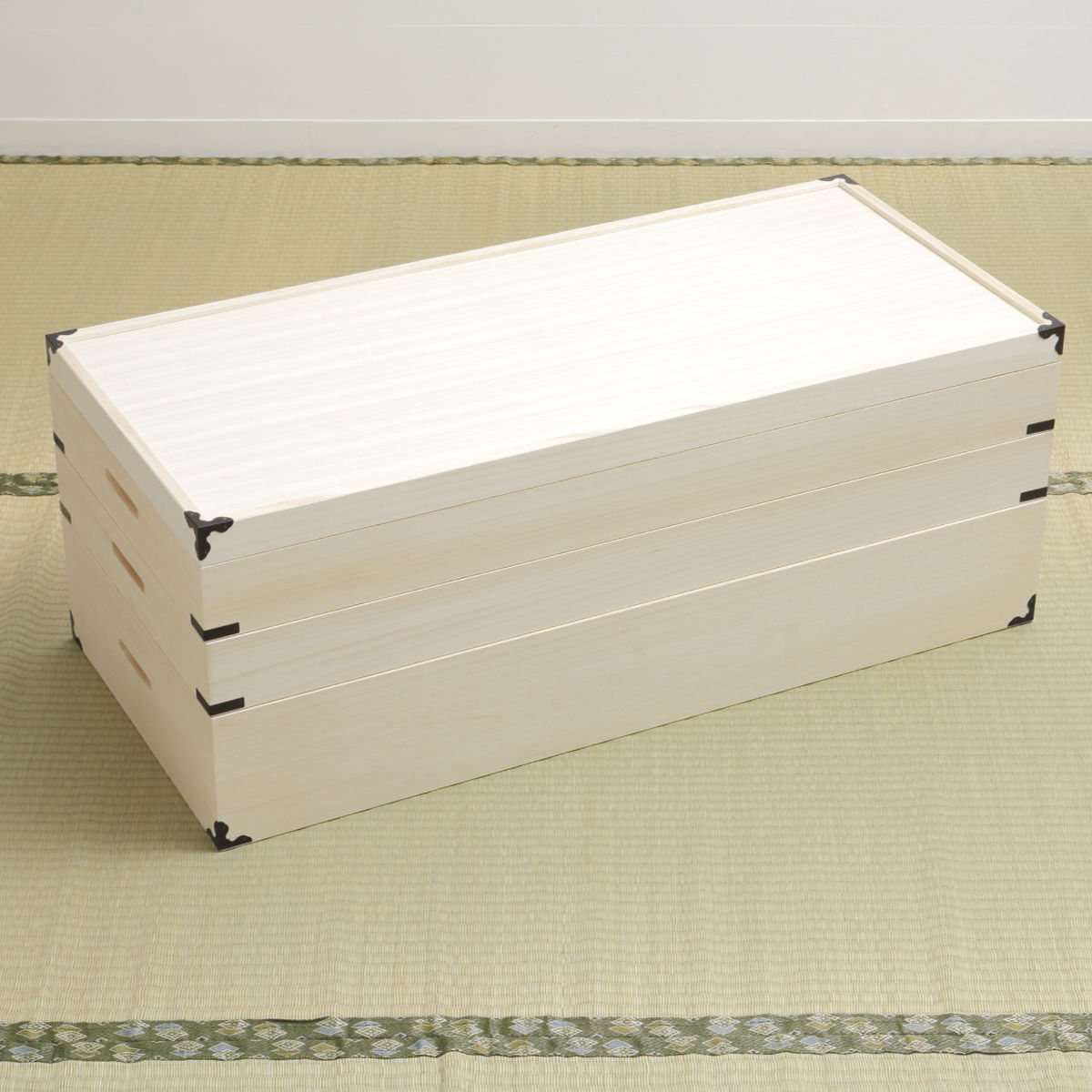 桐 衣装ケース 衣装箱 3段 幅91cm 日本製 （ 完成品 桐衣装箱 天然木