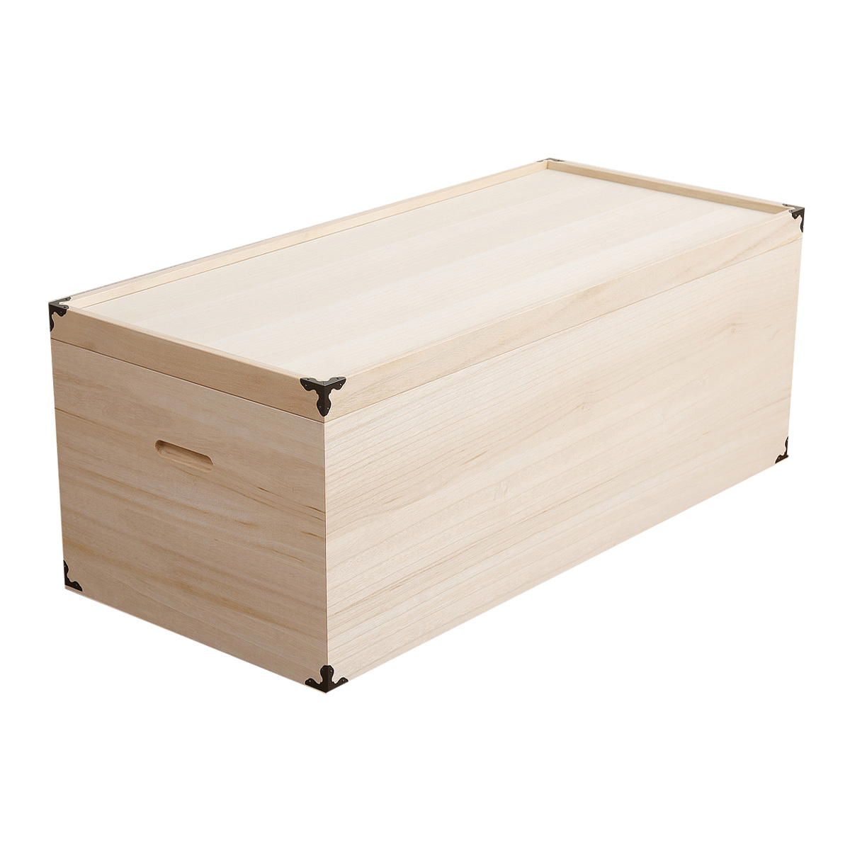 桐衣装箱 桐箱 御衣装箱 収納箱 着物収納 大型 木箱 美品 桐 衣装ケース 衣装箱 深型1段 91cm 日本製 （ 完成品 桐衣装箱 天然木