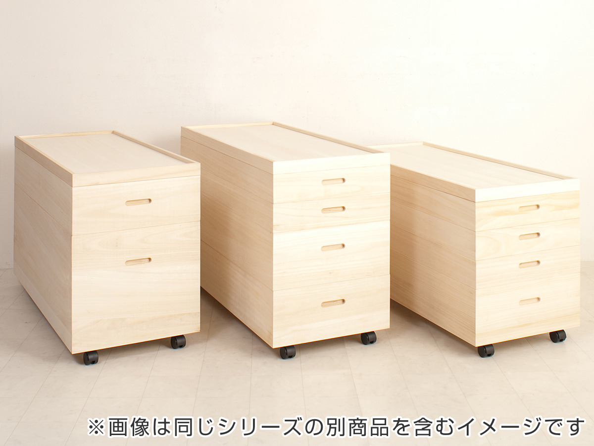 桐 衣装ケース 4段 深型1段 日本製 キャスター付 幅95cm （ 桐衣装ケース 桐衣装箱 国産 着物 収納 ケース 衣装箱 着物収納 衣類収納 ）_13