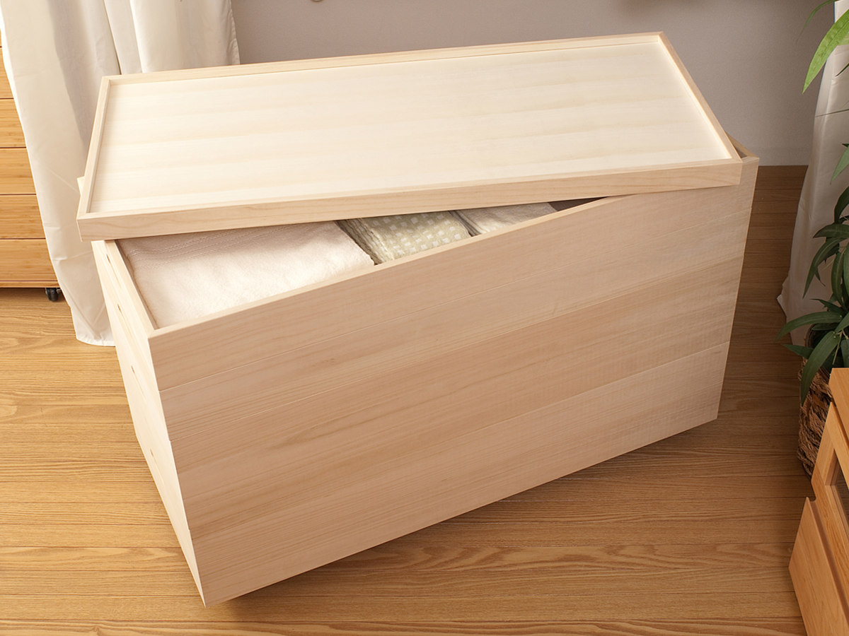 ★美品★ 桐箱 衣装箱 衣装ケース 桐ケース 4段 大.小 桐衣装箱 2段 隅金具付 衣装ケース 桐ケース 押入れ収納 桐収納ケース