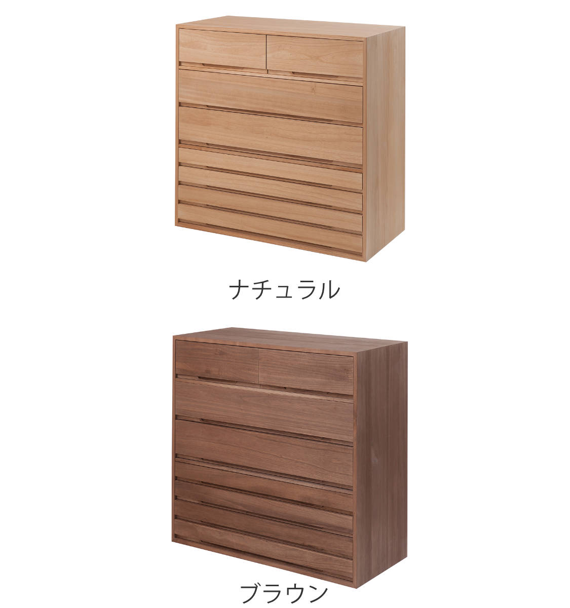 桐箪笥 7段＋上段引き戸収納 和箪笥 着物チェスト 外装：合板 / 内部：桐材 桐タンス 7段 桐チェスト 衣類収納 日本製 約幅101cm （ 桐たんす 桐