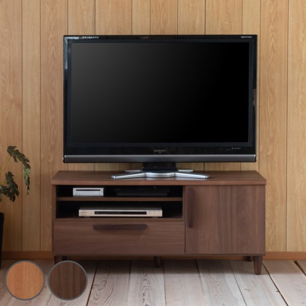 特価商品  テレビ台 幅110cm 日本製 天然木取っ手 北欧モダン ローボード テレビ台
