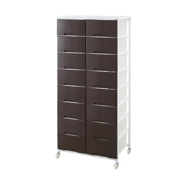 NASA 衣装ケース 大量収納プラスチックチェスト 2列8段 （ 幅69×奥行48