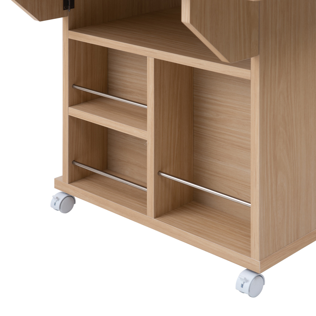 キッチンワゴン バタフライ 両バタ 日本製 約幅90cm （ キッチン