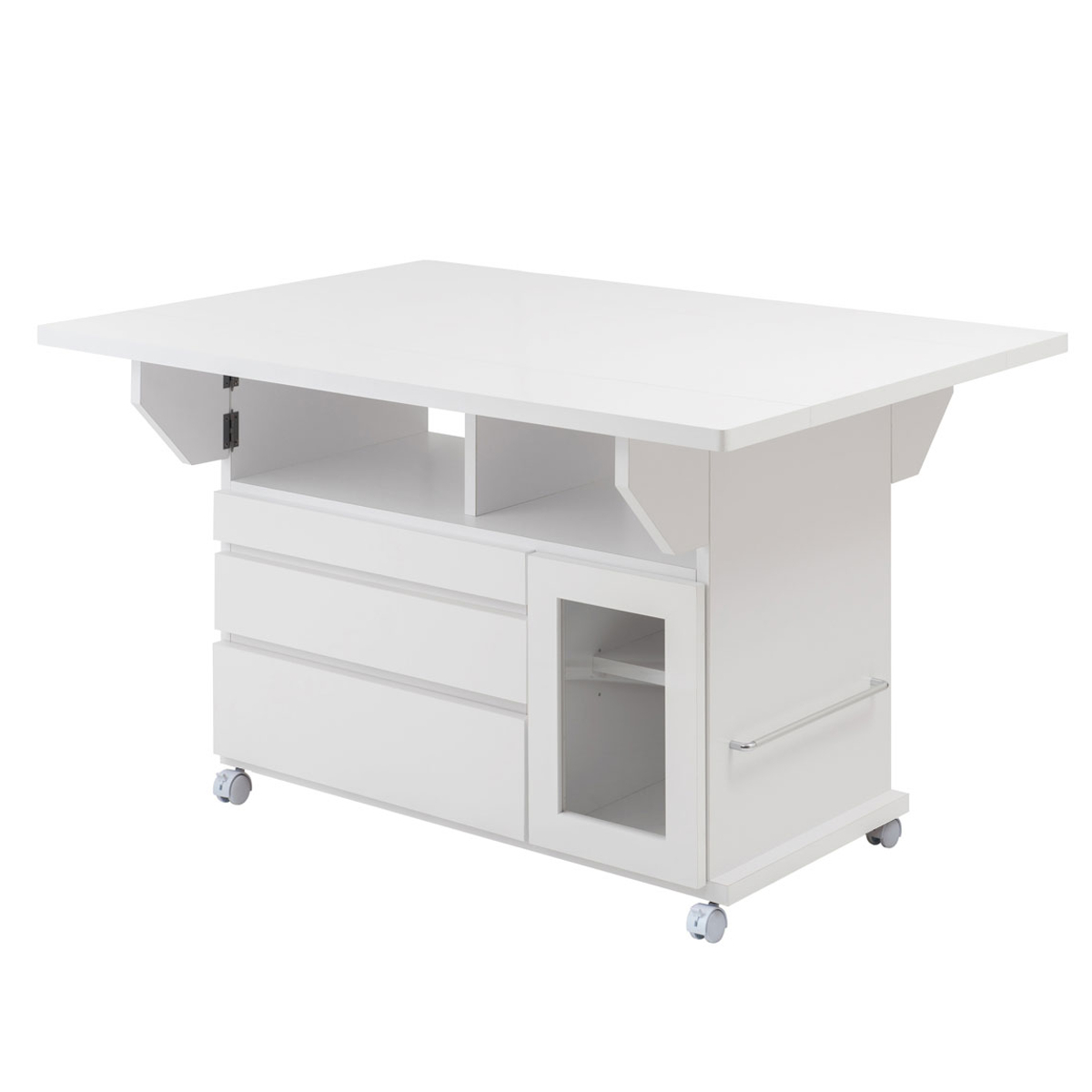 キッチンワゴン バタフライ 両バタ 日本製 約幅120cm （ キッチン