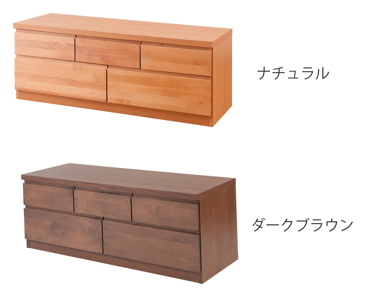 チェスト 2段 5杯 ベンチチェスト 天然木 ...の詳細画像2