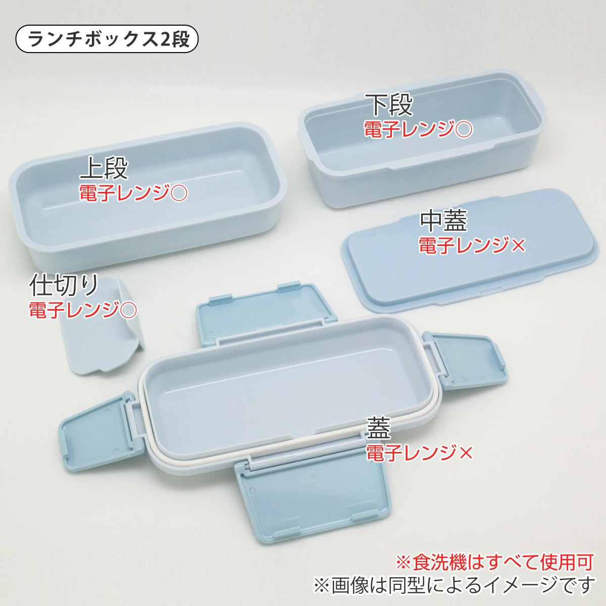 OSK（オーエスケー） ちいかわランチセット 弁当箱 水筒 ランチバッグ