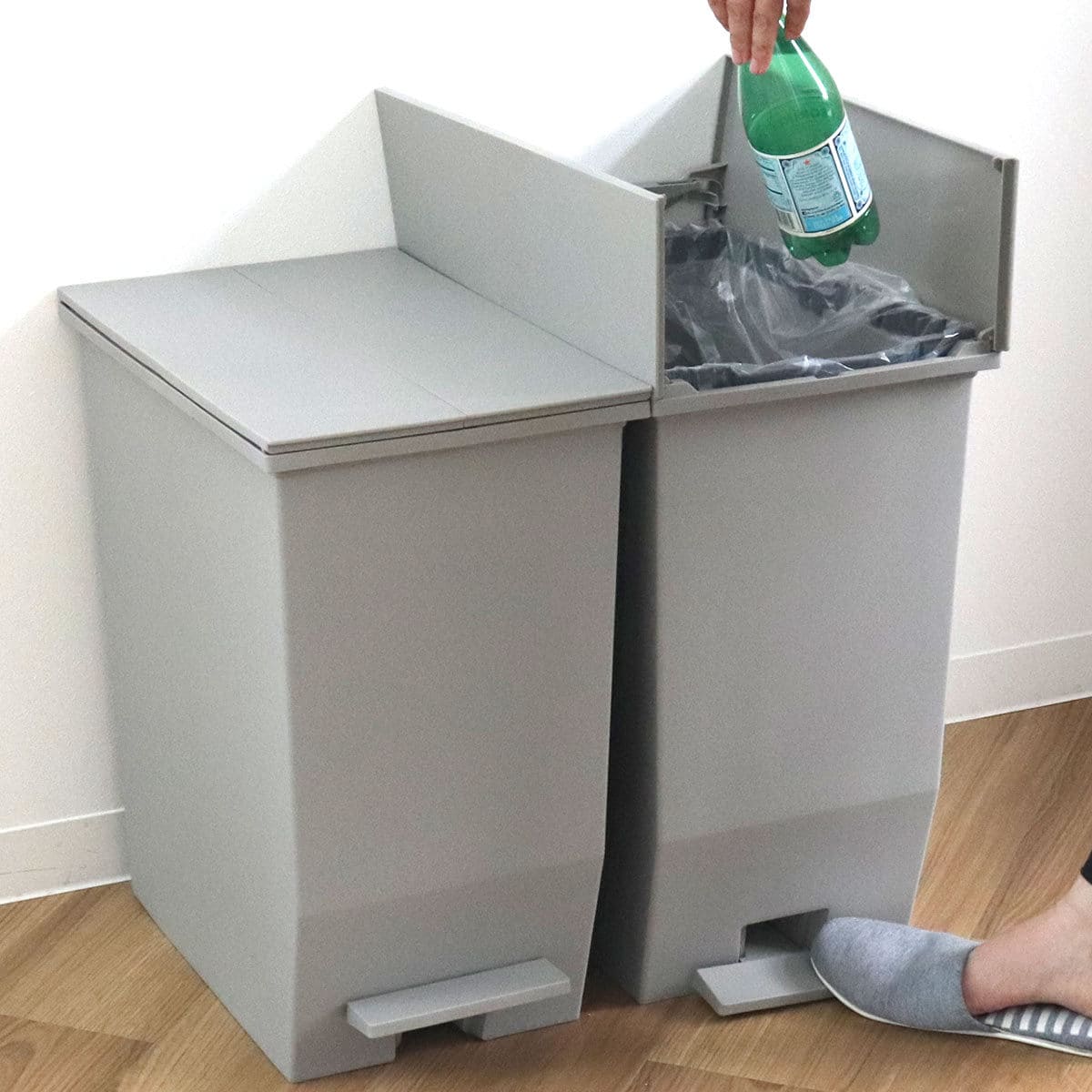 SOLOW グレー ごみ箱 45L 2個セット SOLOW グレー ごみ箱 45L 2個セット 楽天市場】solow ゴミ箱2個セット