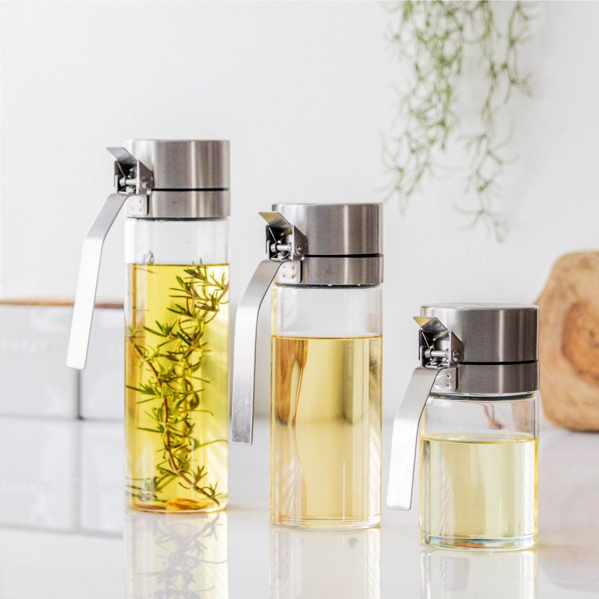 DULTON（ダルトン） 調味料入れ 200ml＋350ml＋500ml 3本セット オイル 