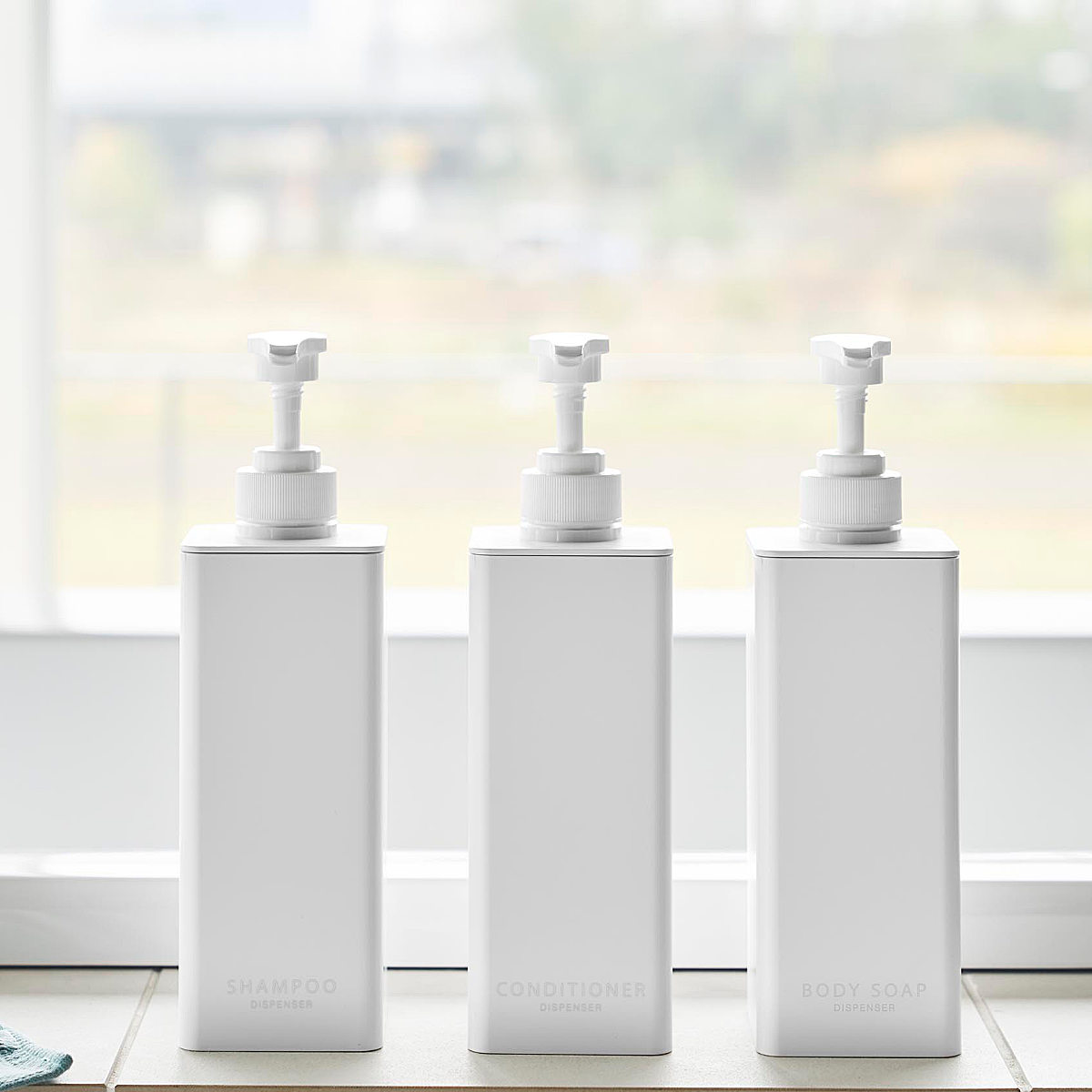 tower 山崎実業 たっぷり洗剤が出るディスペンサー 3本セット