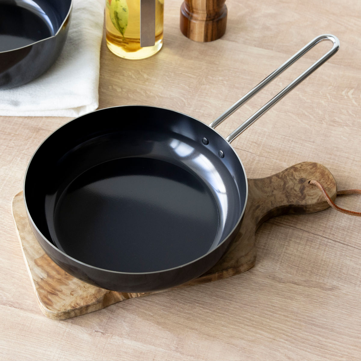 フライパン3点＋蓋 ヨシカワ フライパン＆いため鍋 鍋蓋 3点セット 18cm 20cm IH対応 シー