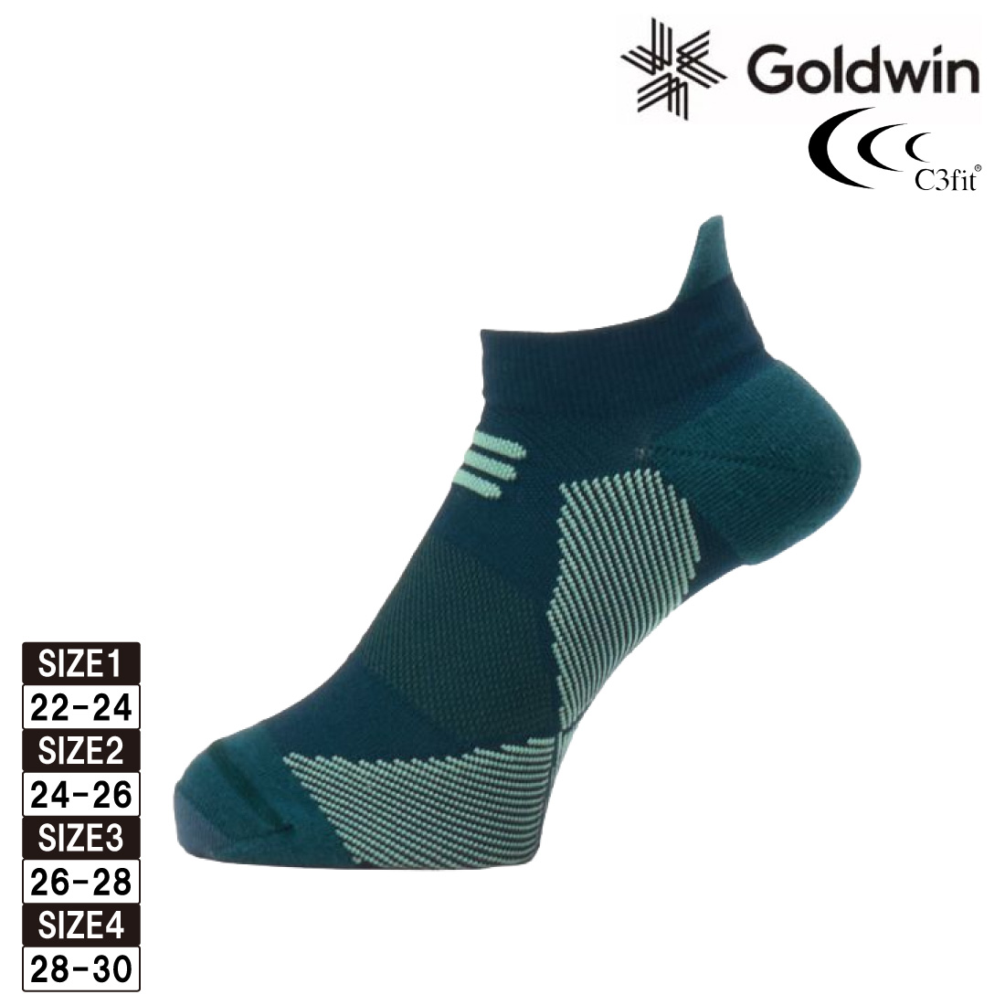 C3Fit（シースリーフィット） ソックス ゴールドウイン メンズ