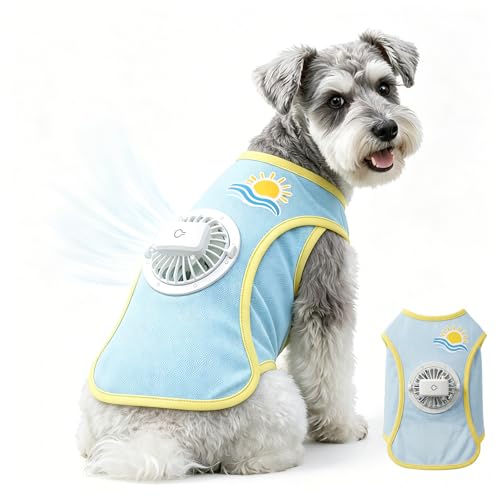 犬用空調服 ファン付きベスト 冷却ベスト ペット服 空調ウェア 犬服 猫