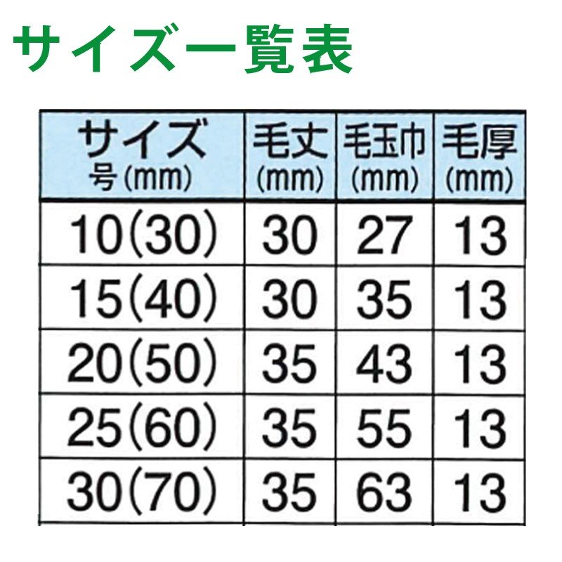 ラック ニス用刷毛 油性 溶剤系塗料用 白毛 新トマト 20号 （60mm） 3