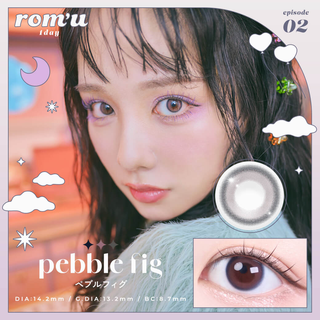 【episode02】カラコン ワンデー ロミュ episode 02 romu 1day 10枚入り IVE レイ 小さめ 透明感 淡い 儚げ [国内発送] | rom'u | 01