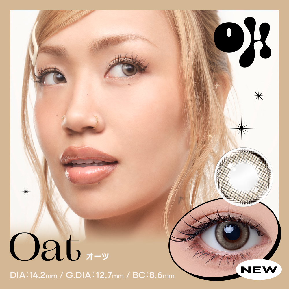 【新色】 韓国カラコン ワンデー オー OH 10枚入り RIEHATA プロデュース 1day 度なし 度あり |  | 02