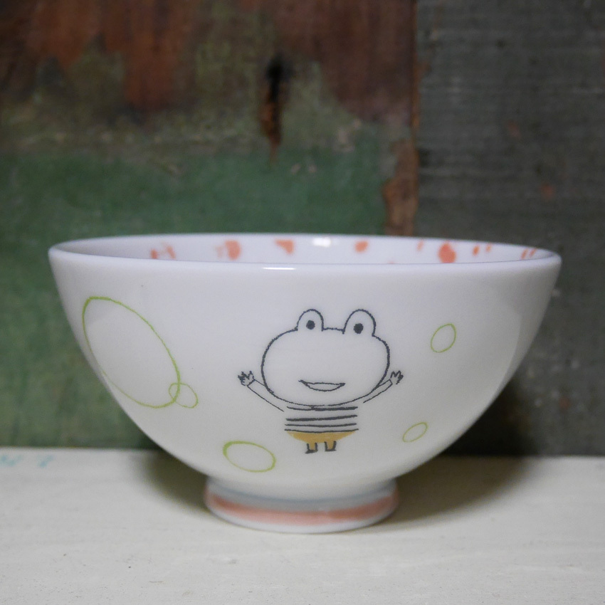 金魚模様 蓋付き茶器