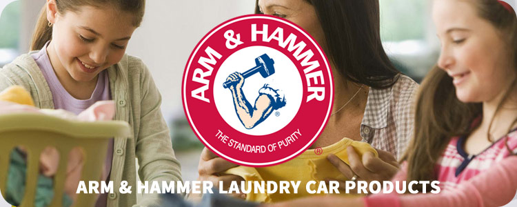 ARM&HAMMER arm and Hammer laundry detergent commodity banner 