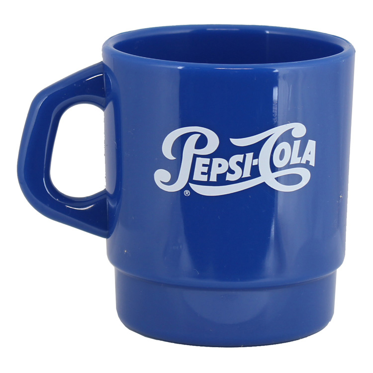 PEPSI 黒と青のドット柄カップ PEPSI 黒と青のドット柄カップ