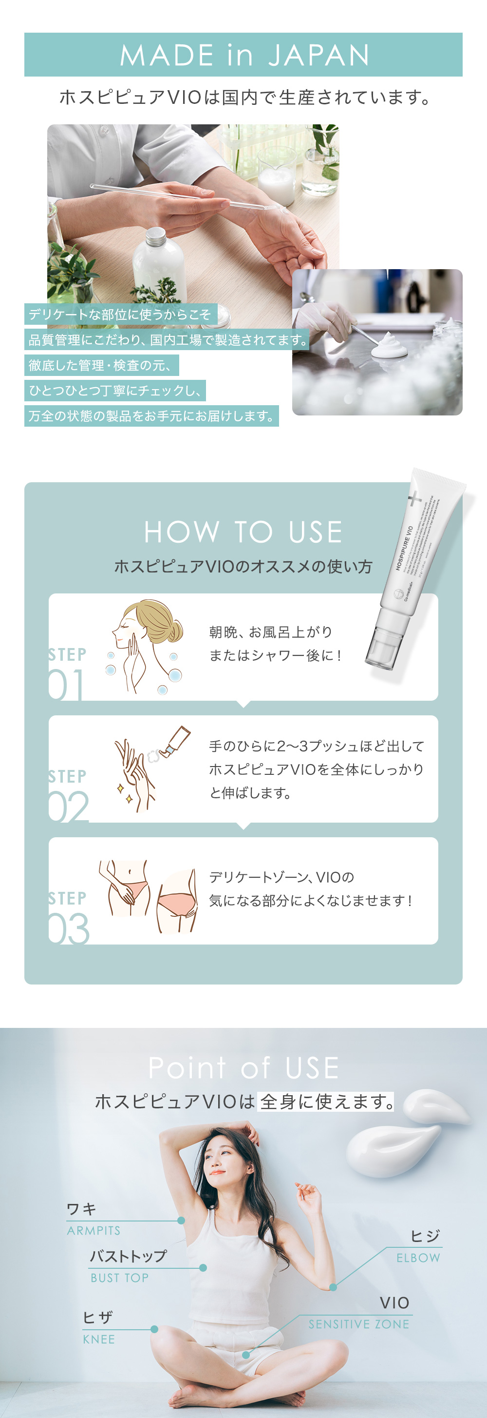 Co-medical+ 美白クリーム デリケートゾーン CO ホスピピュアVIO