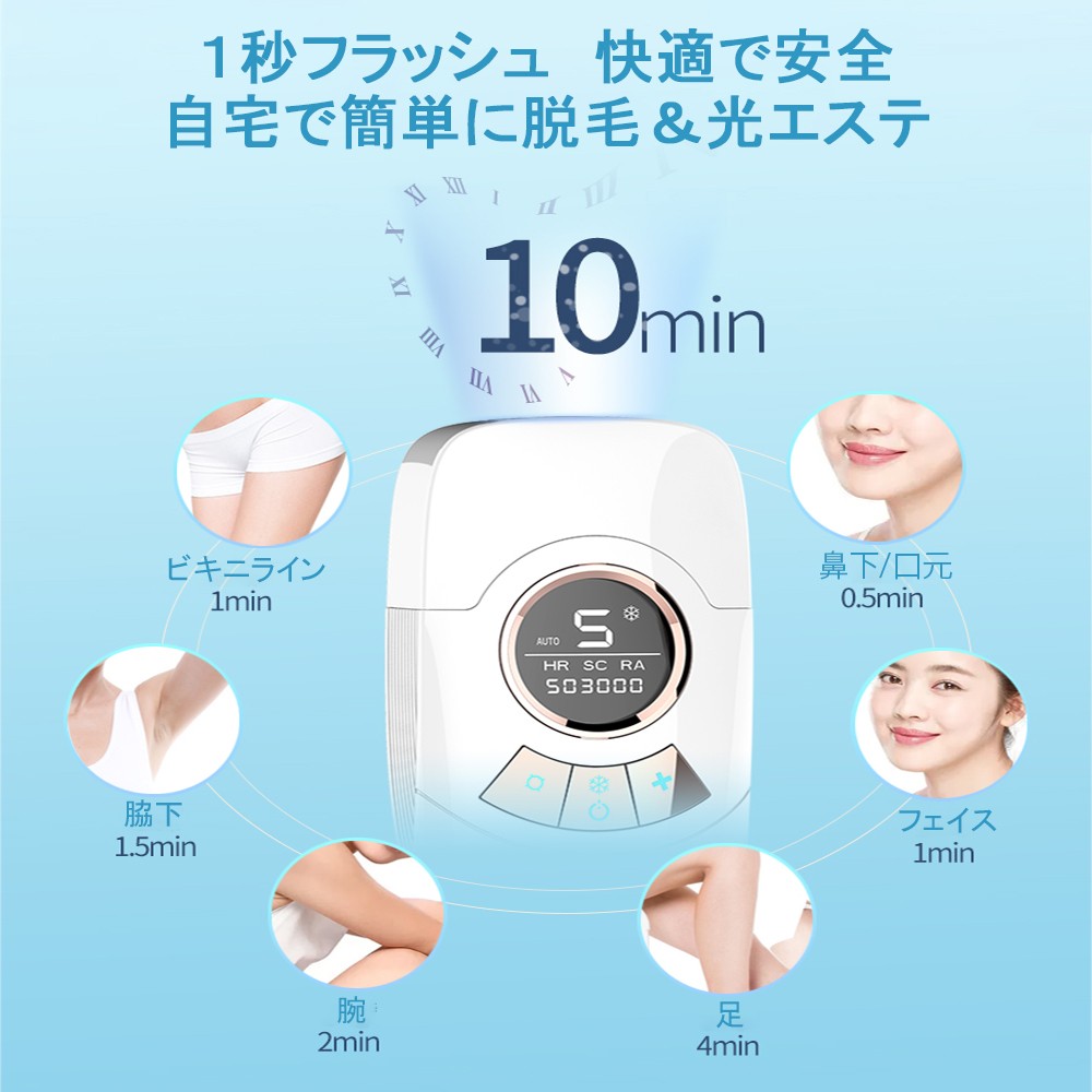 脱毛器 女性 メンズ 男性 Vライン 光脱毛器 メンズ 美容家電 Fasiz Ipl