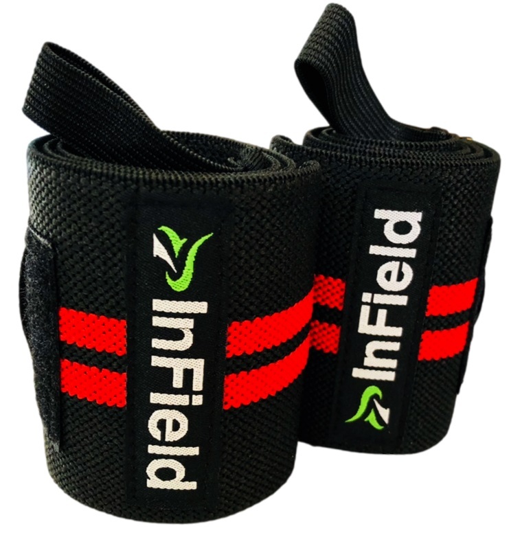 【トレーナー全面監修】リストラップ 手首サポーター トレーニング 手首固定 リストサポーター 50cm 2枚組 男女兼用 送料無料 | InField | 01