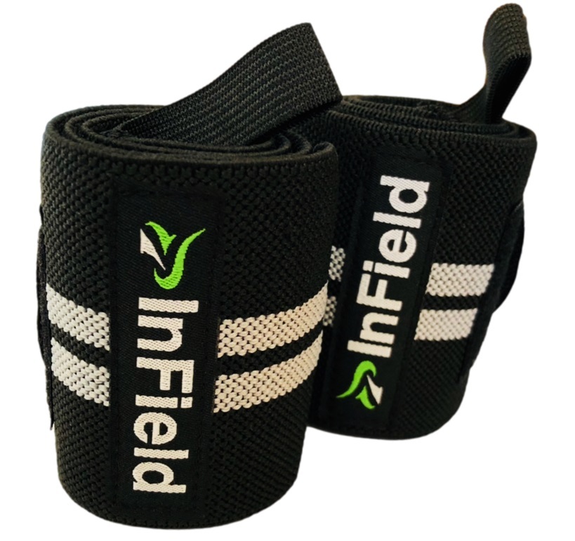 【トレーナー全面監修】リストラップ 手首サポーター トレーニング 手首固定 リストサポーター 50cm 2枚組 男女兼用 送料無料 | InField | 02