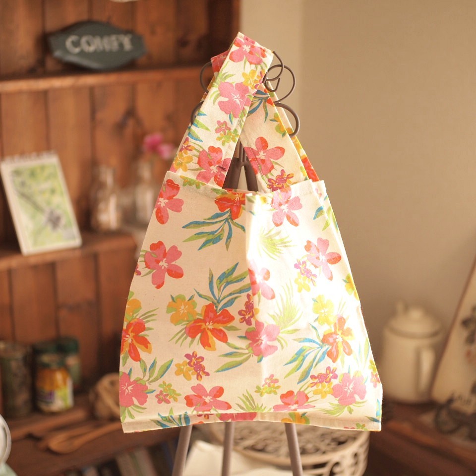 エコバッグ　ちょいバッグ　ハンドメイド　布小物　サニーサイド | 