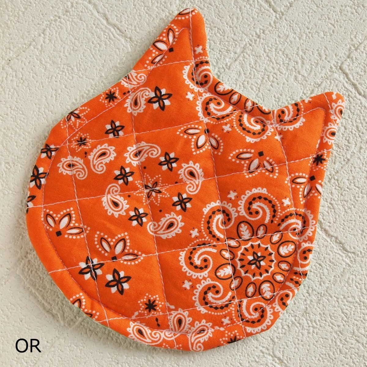 セール！40%OFF！ 鍋つかみ キャット ハンドメイド　ポットマット |  | 01