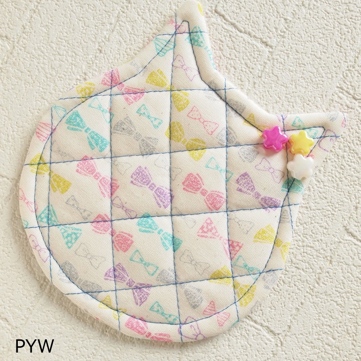 セール！40%OFF！ 鍋つかみ キャット ハンドメイド　ポットマット |  | 08