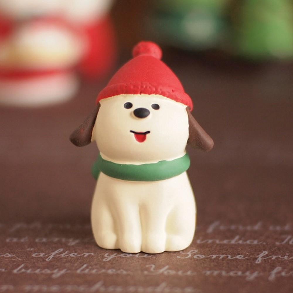 シ*モ様 【正規品・初期レア】クリスマスだよ！ぷちミニマスコット　コンプリート デコレ コンコンブル クリスマス 見上げるサンタ ミニチュア