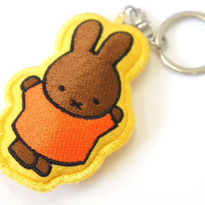 Miffy miffy ミッフィー刺繍マスコットキーチェン キーホルダー