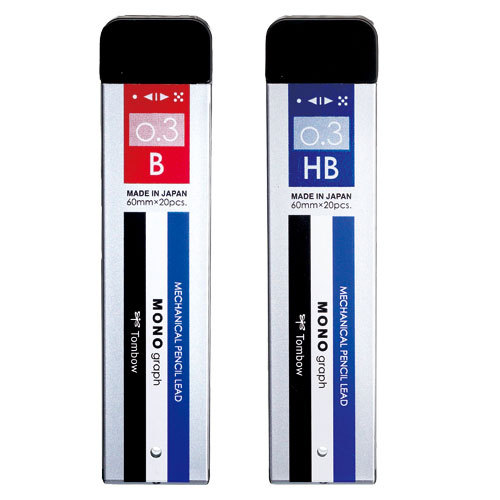 トンボ鉛筆 シャープ芯 モノグラフMG 0.3mm芯 20本入 R3-MGHB01 R3