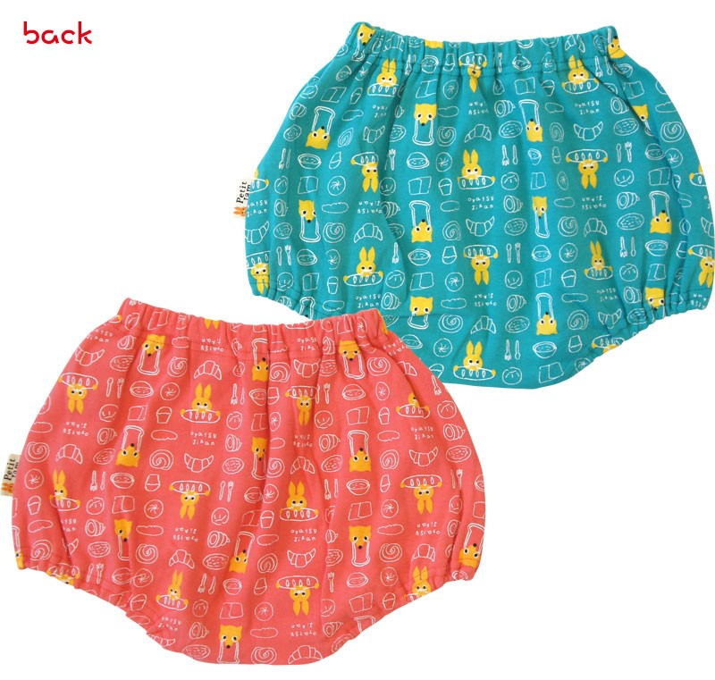 Petit jam(プチジャム)oyatsujikan柄ブルマ【(こども服)/60-80】