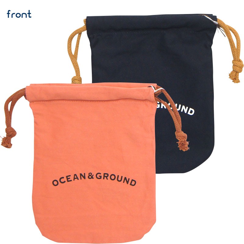 OCEAN&GROUND(オーシャンアンドグラウンド）巾着小【コップ入れ/コップ袋サイズの巾着袋/幼稚園/通園グッズ/入学準備】