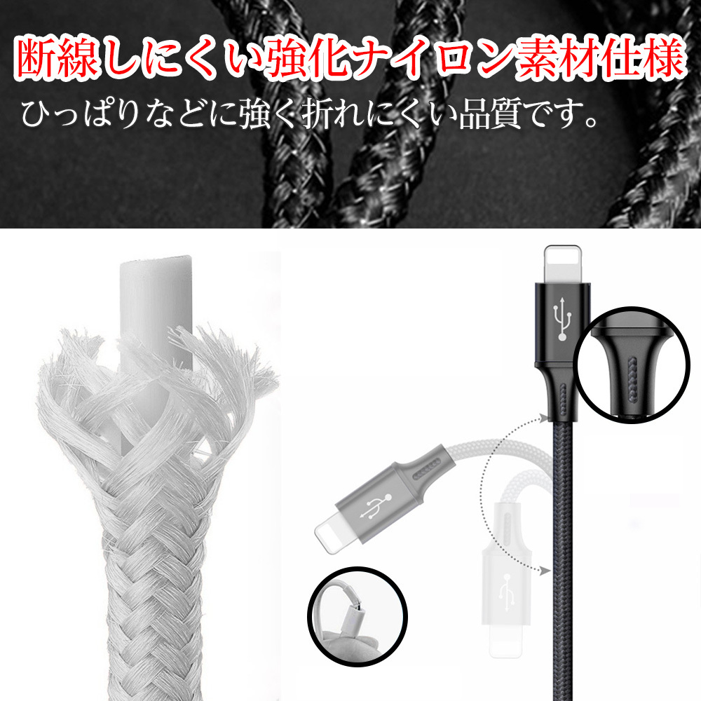 3in1cable　ケーブル iphone