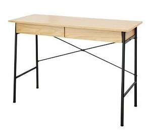 デスク パソコンデスク 幅100cm 引出し オフィスデスク PCデスク 学習デスク 学習机 勉強机 ワークデスク おしゃれ 引き出し アンティーク ブラウン ナチュラル |  | 02