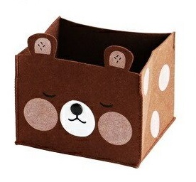 収納ボックス 折りたたみ 収納ケース カラーボックス かわいい おしゃれ 布 ファブリック おもちゃ箱 インナーボックス アニマル柄 リス クマ ネコ |  | 02