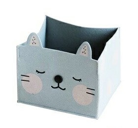 収納ボックス 折りたたみ 収納ケース カラーボックス かわいい おしゃれ 布 ファブリック おもちゃ箱 インナーボックス アニマル柄 リス クマ ネコ |  | 03