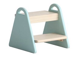 キッズ ステップ 踏み台 2段 ミニチェア キッズチェア 子供用 軽量 洗面所 手洗い トイレ キッチン スツール 子供部屋 北欧 おしゃれ かわいい 木製 |  | 02