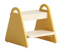 キッズ ステップ 踏み台 2段 ミニチェア キッズチェア 子供用 軽量 洗面所 手洗い トイレ キッチン スツール 子供部屋 北欧 おしゃれ かわいい 木製 |  | 05
