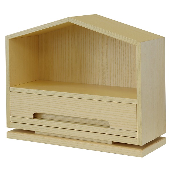 ミニ仏壇 コンパクト 天然木 完成品 省スペース 桐材 Tsuzuri ツヅリ インテリア 木製 おしゃれ 引き出し ナチュラル ブラウン 仏具 遺影 小さい ミニサイズ | ブランド登録なし | 01