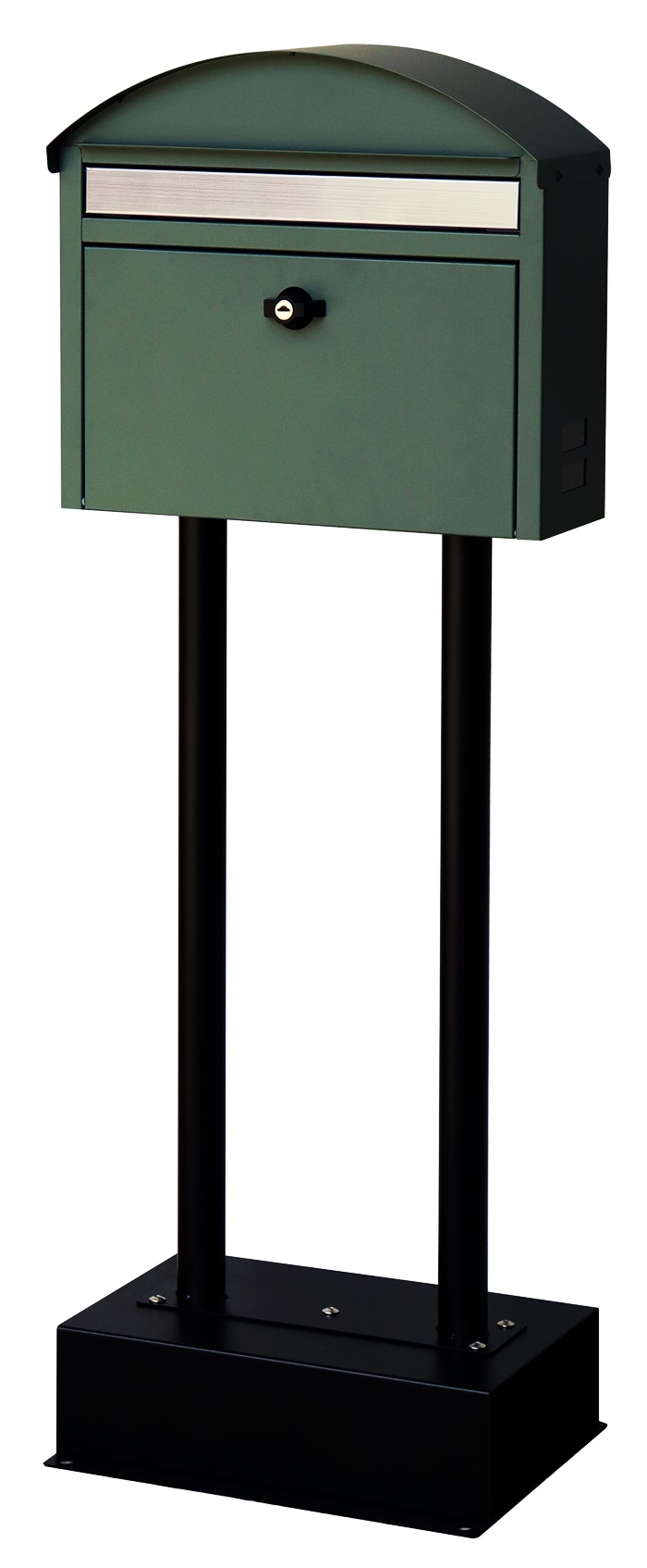 スタンドポスト ポスト 郵便ポスト 自立型 スタンド式 郵便受け おしゃれ グレー グリーン レトロ 北欧 モダン アンティーク 一戸建て 一軒家 鍵付き 置くだけ | ブランド登録なし | 02