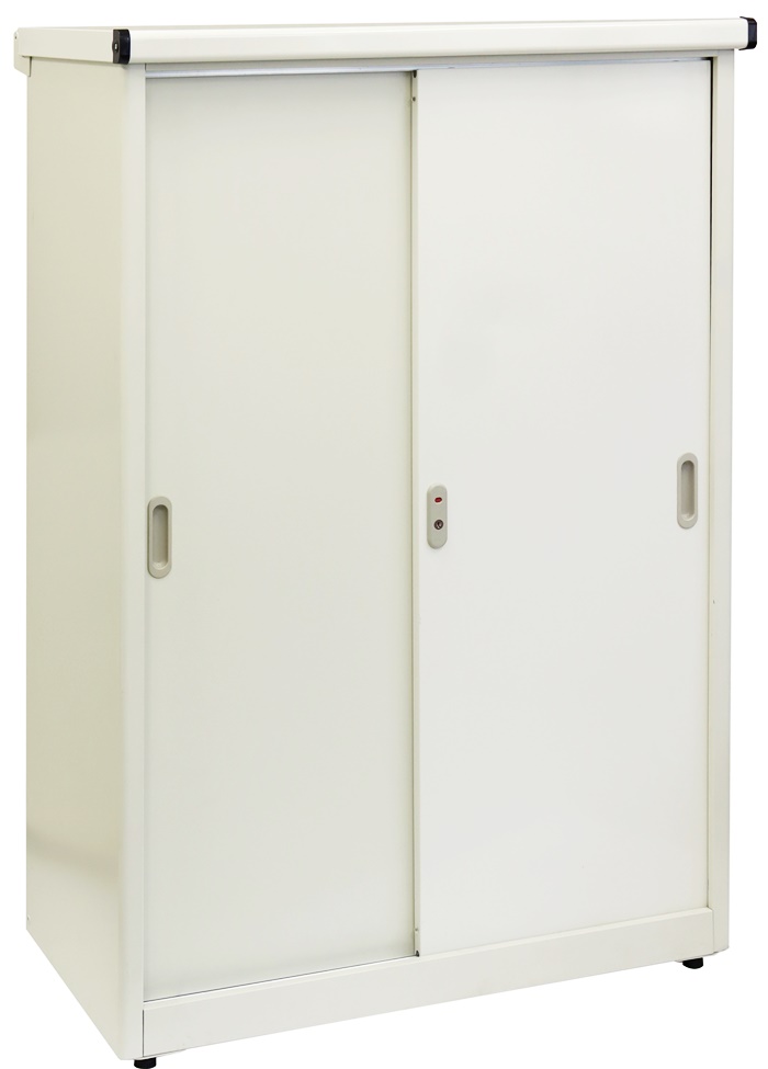 物置 屋外用 中型 鍵付き 幅90cm 高さ125cm ラージ Ave-アーヴェ- グレー/ホワイト 倉庫 室外 おしゃれ 北欧 エクステリア ガーデン 戸建て ベランダ 施錠 | ブランド登録なし | 02