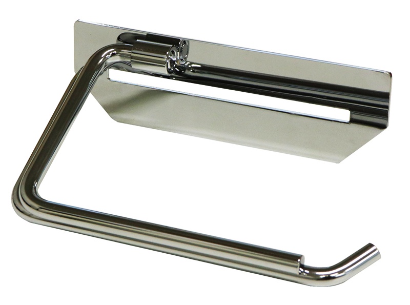 トイレットペーパーホルダー 完成品 シルバー ステンレス シングル 1連 スタイリッシュ おしゃれ シンプルモダン ホテルライク かっこいい 北欧 モダン 高級感 | ブランド登録なし | 01